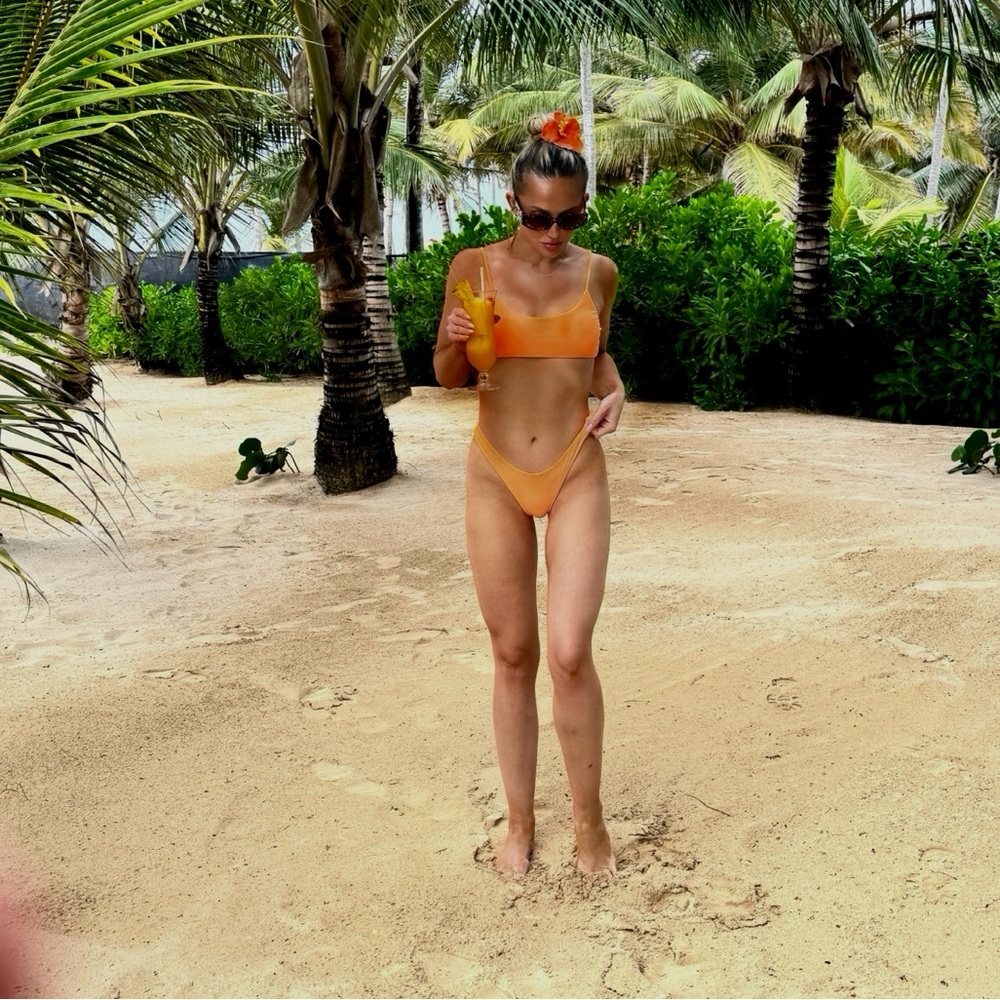 Orange Swimsuit - Picture 3 of 8